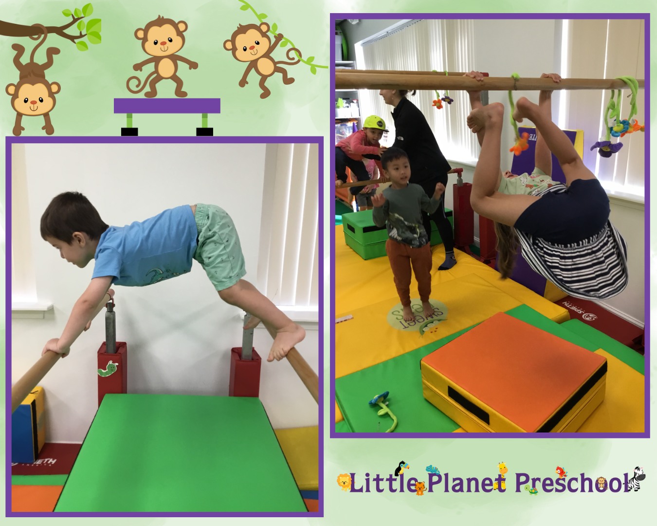 Does your little one love to MOVE?🤸‍♂ We do too! Our movement-based program includes 2 WEEKLY GYMNASTICS CLASSES in our tuition!👍