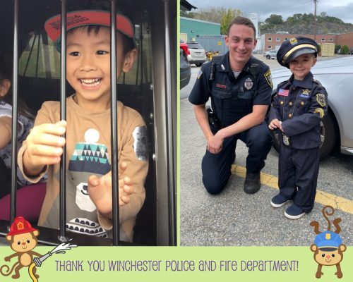 Thank you Winchester Police and Fire for another fun visit!ðŸš“